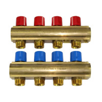 Колектор Bianchi 1х3/4 ЗР 4 крани